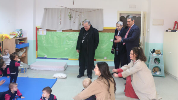 El colegio Casvi Boadilla recibe la visita pastoral del Excelentísimo Sr. Obispo de Getafe D. Ginés García Beltrán