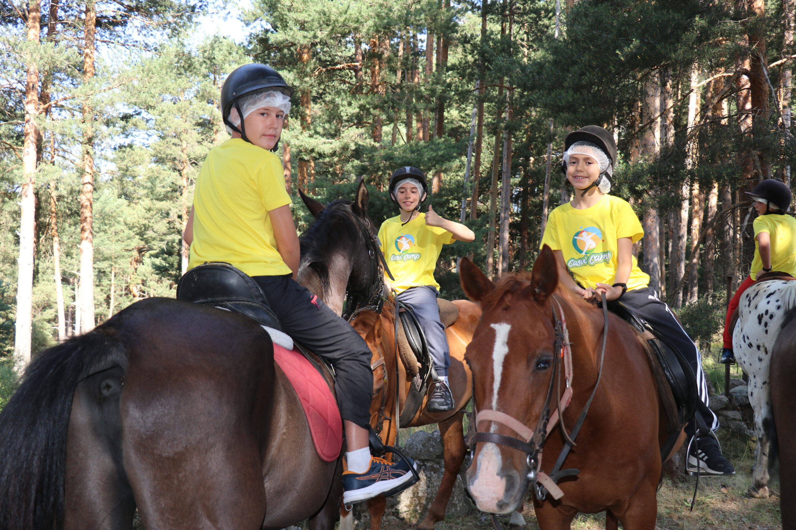 Un campamento que combina internacionalidad con deporte.