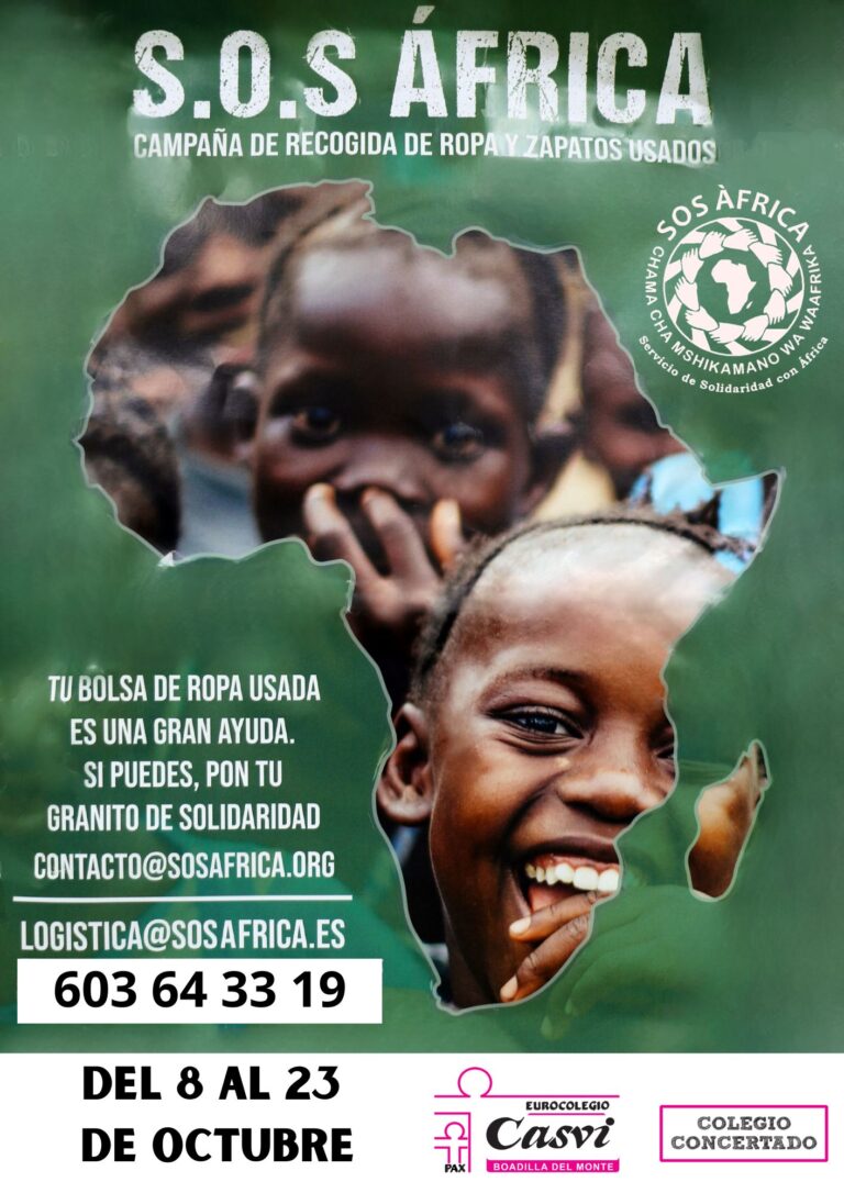 SOS África nos necesita. Ya ha comenzado la recogida de prendas y calzado. Una oportunidad para ayudar de manera sencilla.