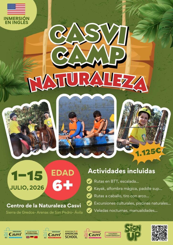 Campamento de verano en Gredos 2026