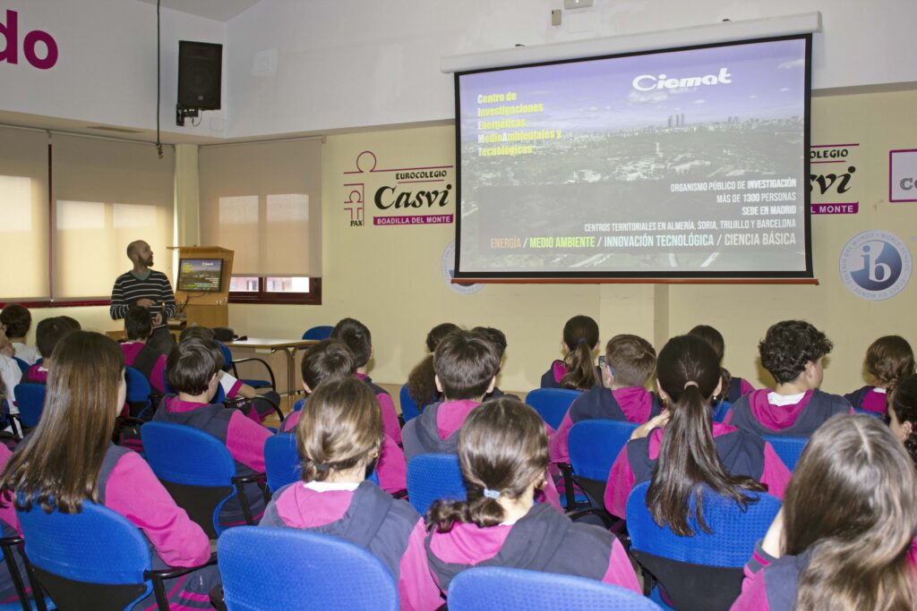 Los alumnos aprenden con CIEMAT
