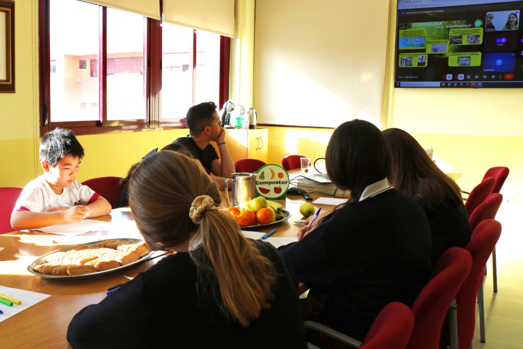 Los alumnos han participado en el encuentro online de ecoescuelas