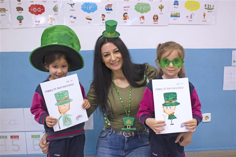 Los más pequeños celebran ST. patrick