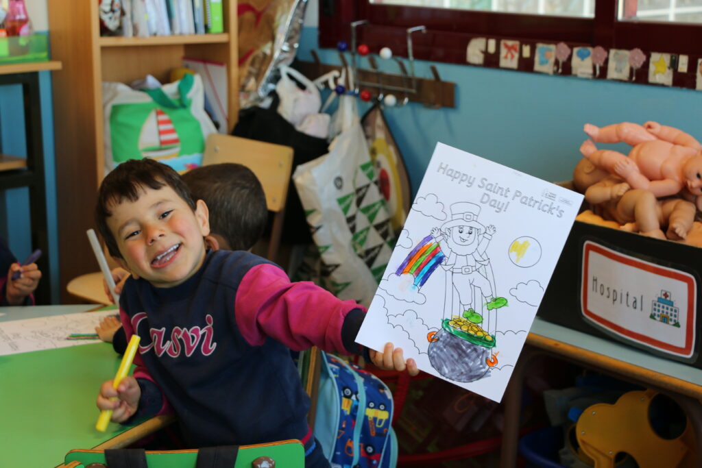 Celebrando St. Patrick en Casvi Boadilla