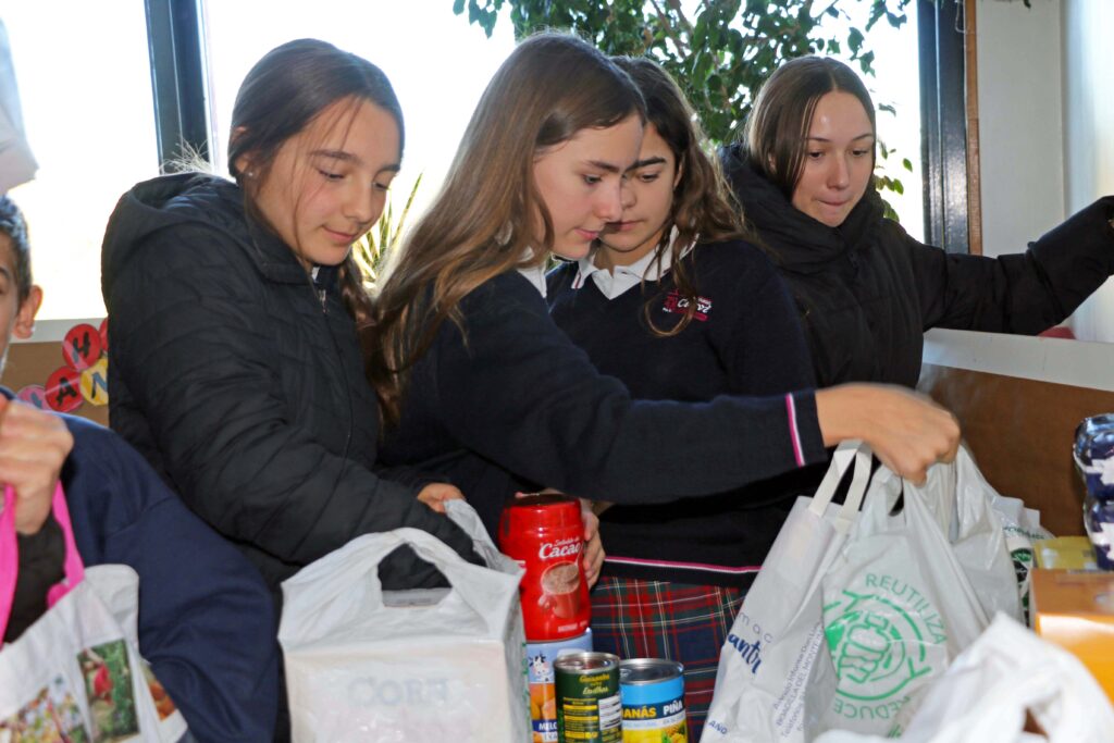 RECOGIDA DE ALIMENTOS POR PARTE DE ACCIÓN SOLIDARIA